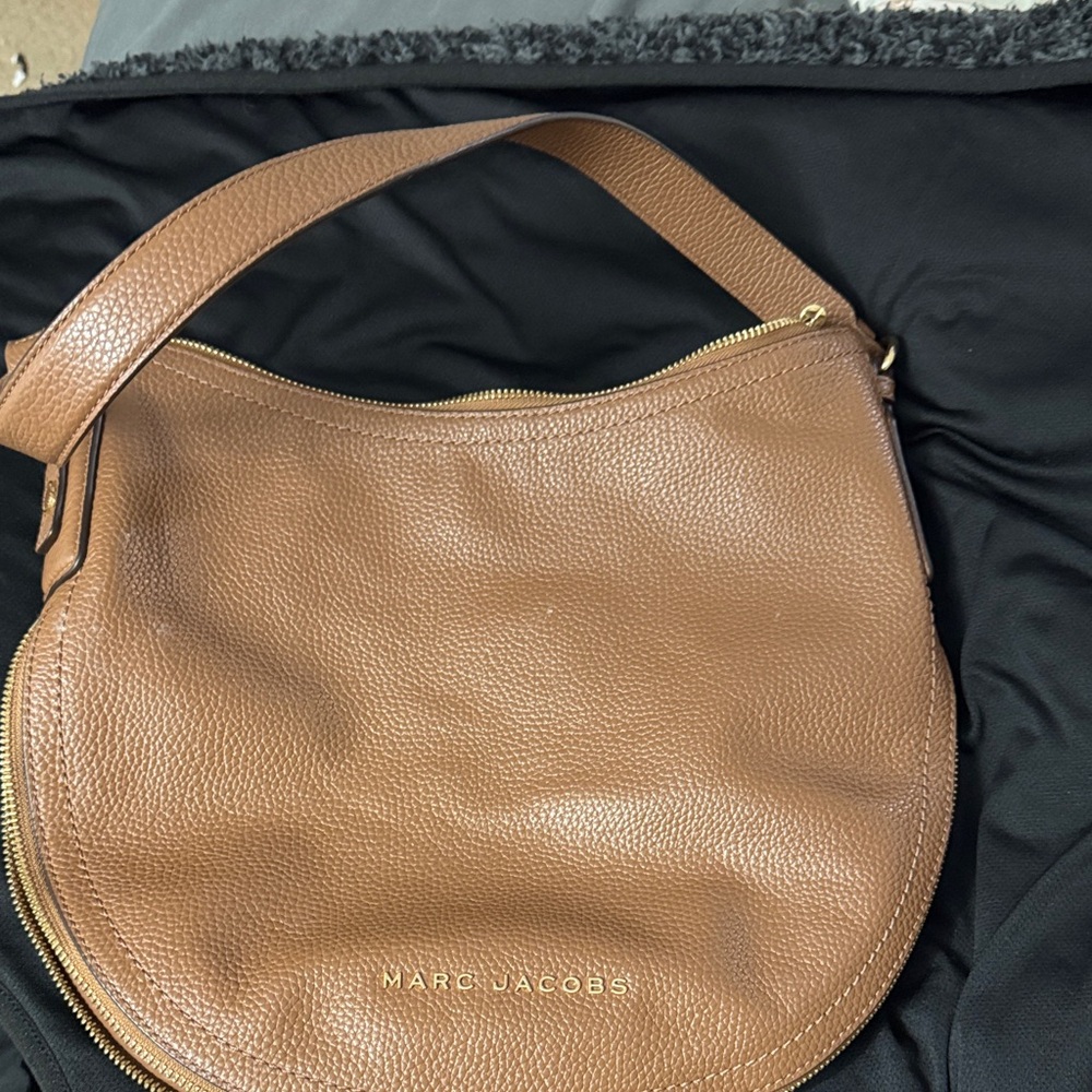Marc Jacobs brown leather bag.